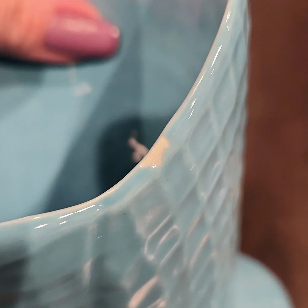 West Elm, Turquoise Ice-cream cups, NEW